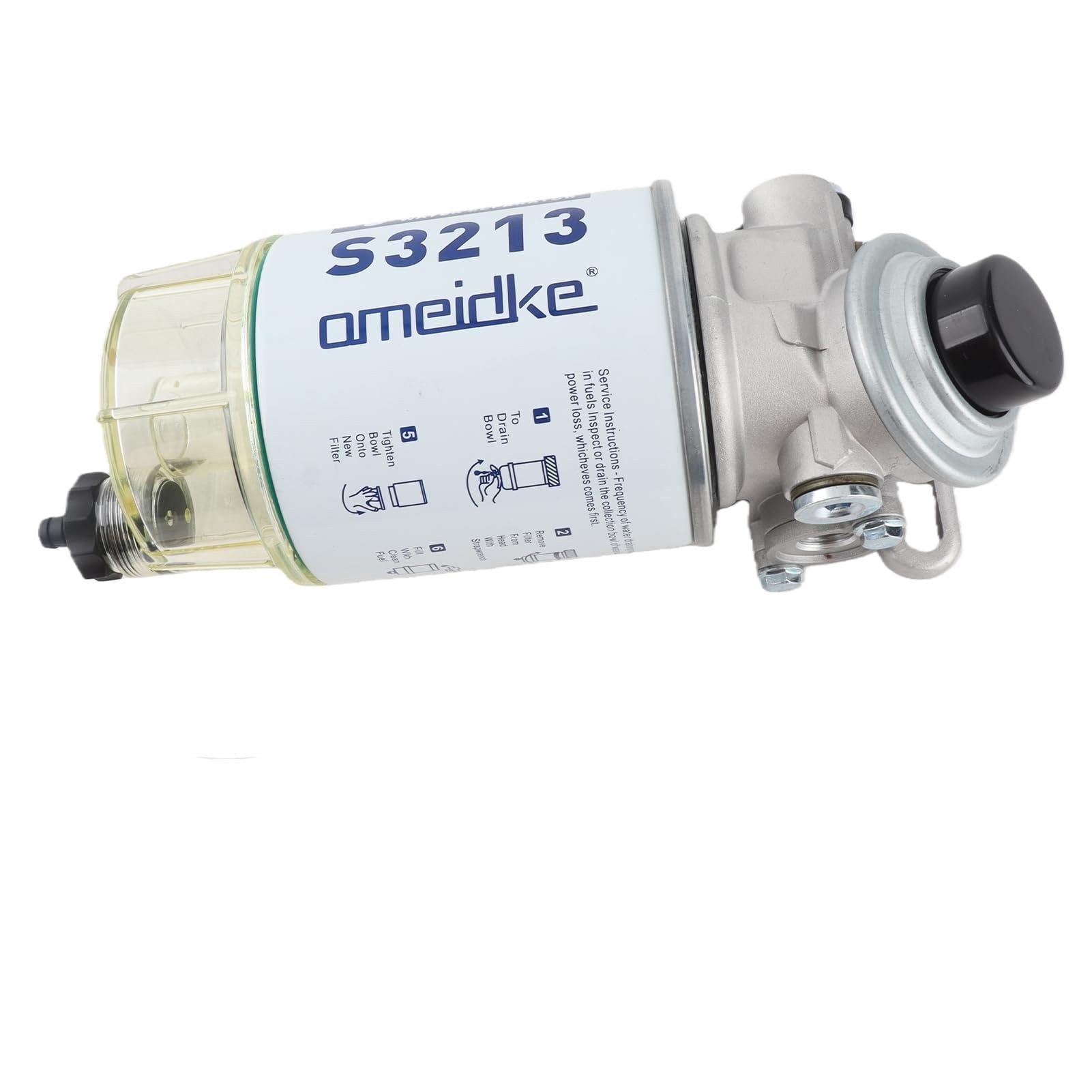 Marine Fuel Filter, Water Separator Kit para Motor Fuera de Borda, Filtro de Marino, Separador Aceite-Agua, Repuesto para Filtros de Motor