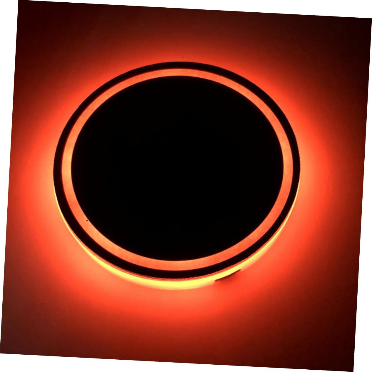 Zerodeko 4pcs Colorful Led Light USB Charging Cup Mat Mug Pad for Cafe - Activated Atmosphere Decoration