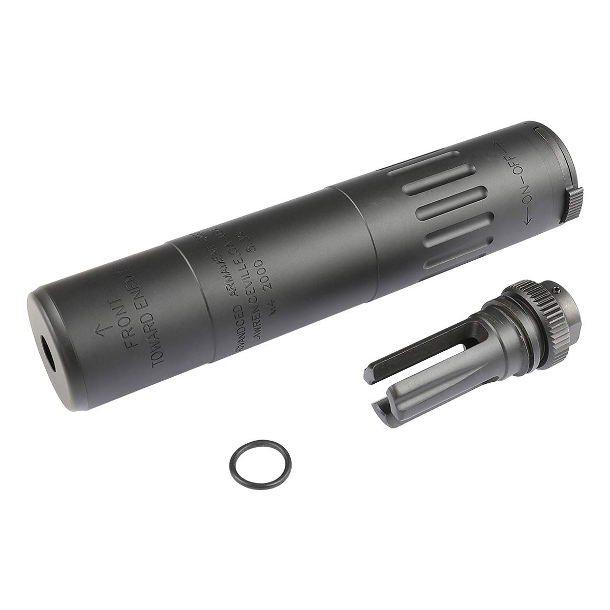 AAC M4-2000 サイレンサー ハイダー セット Amazon | Airsoft Artisan AAC M4-2000タイプサイレンサー/51T