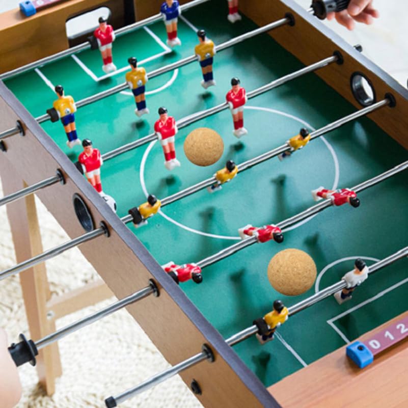 NUOBESTY Foosball Table Accessories Set of 3 Soft Wooden Mini Footballs Lightweight Replacement Balls for Table Soccer Games and Kids Room Decoration - Image 4