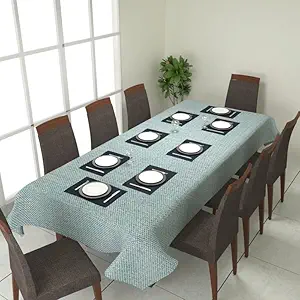 Prozone Washable Jute Table Cover,Heat Resistant Table Cover for Kitchen Table/Dining Table Wedding Party,90