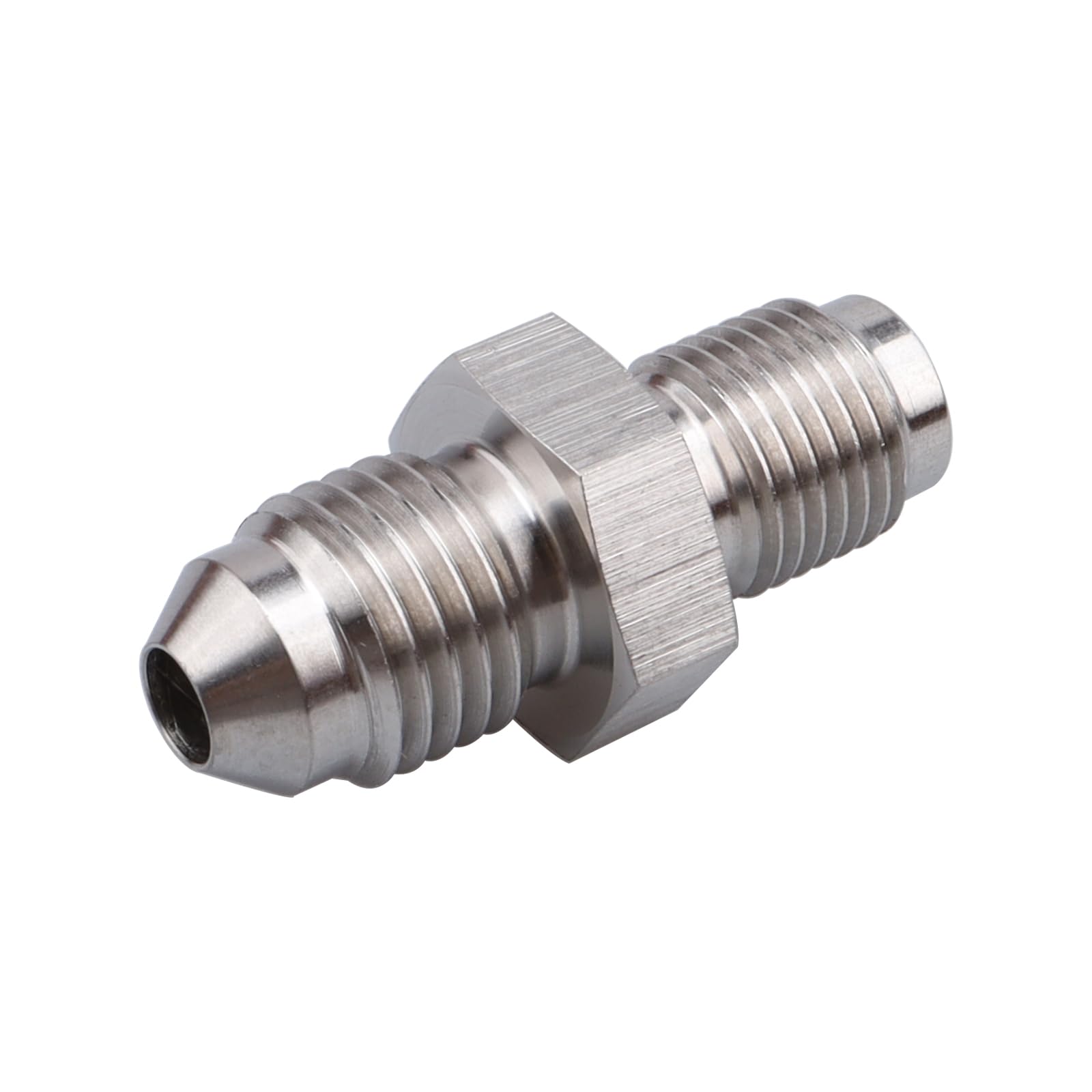 AC PERFORMANCE Stainless Steel Inverted Flare M10 x 1.0 to Male -4 AN Fitting Adapter