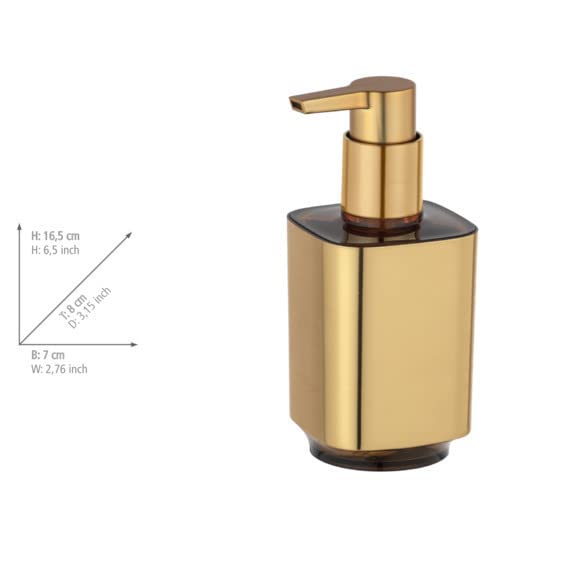 Miniatura 3 de WENKO Auron Gold - Dispensador de jabón líquido (0,3 L, 6.5 x 3.1 x 2.8 in)