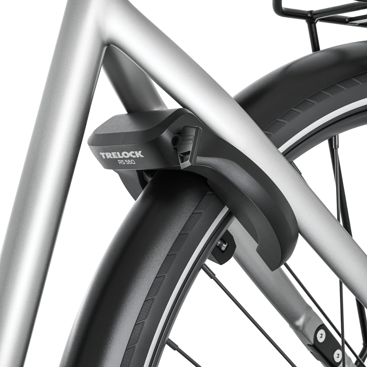 TRELOCK RS 560 Naz Cadenas - Clé non amovible - Anse carrée en acier trempé - Niveau de sécurité 15