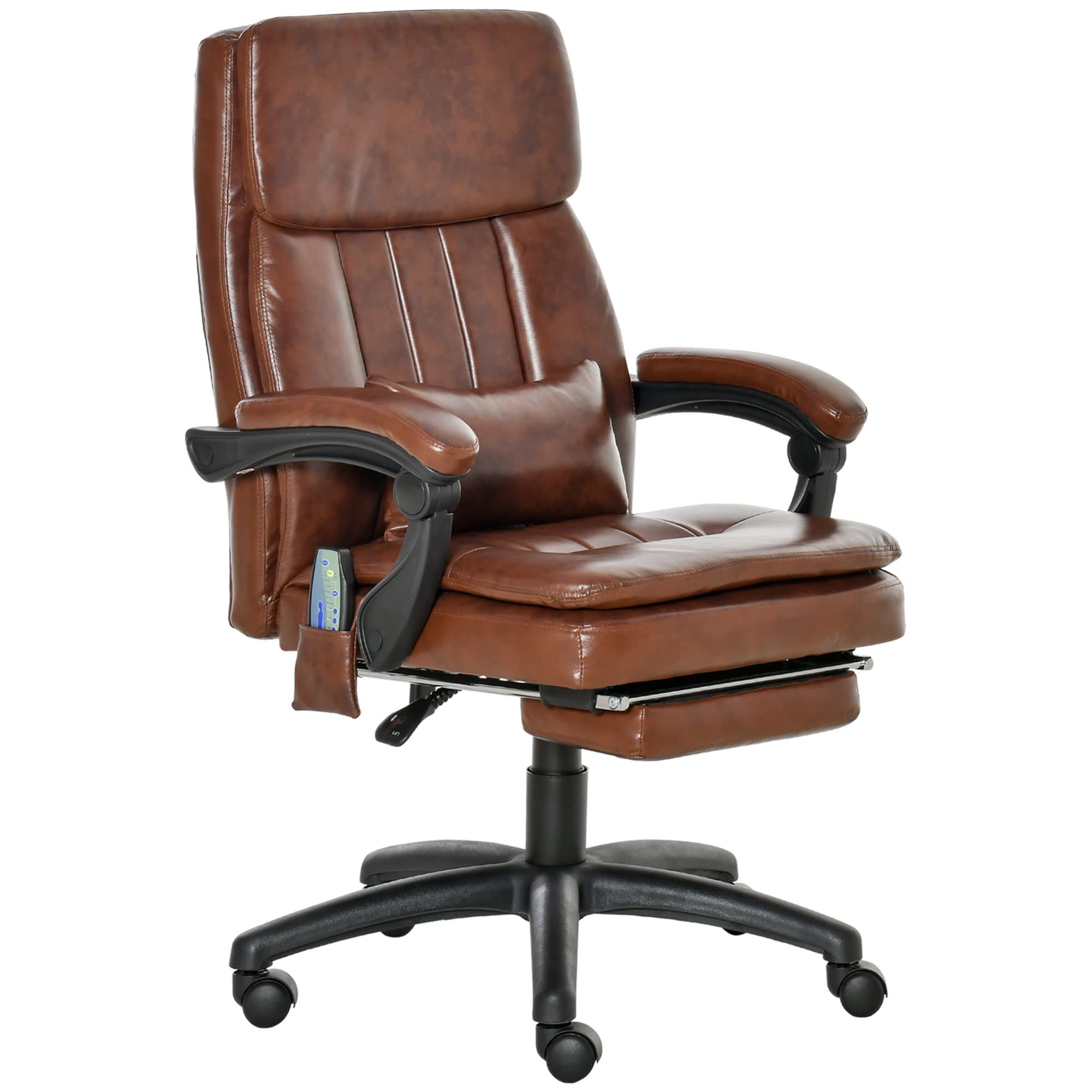 Buy Vinsetto PU Leather Office Chair with 7 Point Vibrating Massage