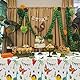 Xinvery Dinosaurier Tischdecke, Dinosaurier Rechteckige Plastik Einweg Tischdecke Dino Thema Geburtstag Party Dekoration Dekorationen für Kinder Jungen 137 x 274cm