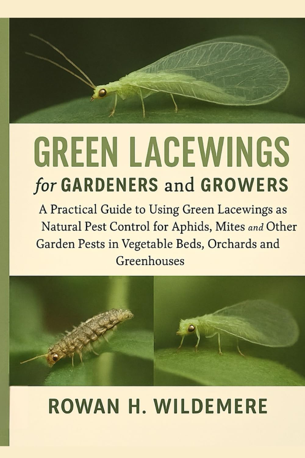 Green Lacewings for Gardeners and Growers: A Practical Guide to Using Green Lacewings as Natural Pest Control for Aphids, Mites and Other Garden Pests in Vegetable Beds, Orchards and Greenhouses