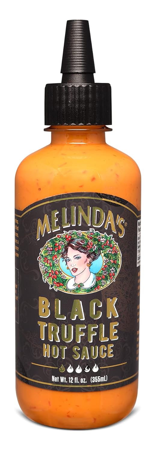 Melinda's Black Truffle Hot Sauce, 12 Fluid Ounce (Pack of 6)