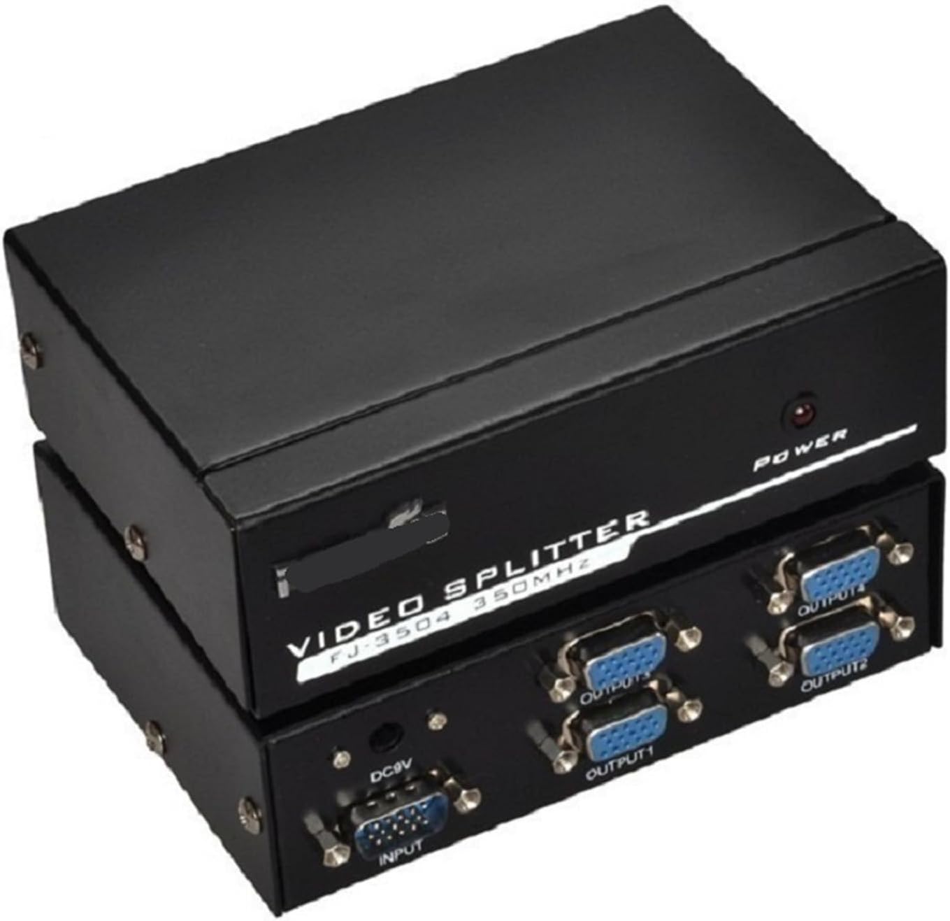 FJ-2504A VGA Splitter 1 Minute 4 one in Four Out 250HZ Split Screen Sharer HD