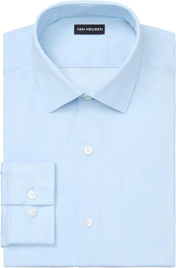 Van Heusen Men's Dress Shirt Slim Fit Comfort Performance Stretch