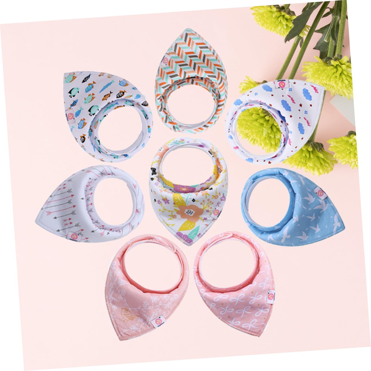 ifundom 16 Pièces Bavoirs Bébé Bave Bavoir Pour Bébé rs De Dribble Turban r Écharpe Bandana Pour rs Pour s rs Nouveau-né r De
