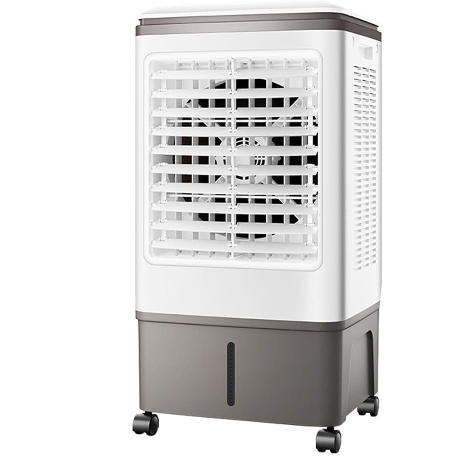 YIYHFKM Evaporative Air Cooler Portable Air Conditioner with Touch Panel 3 Speeds 120° Oscillation 80W Cooling – Ultra Quiet Cooling Fan Cooling AC Unitfor Room Garage Workshop Indoor & Outdoor