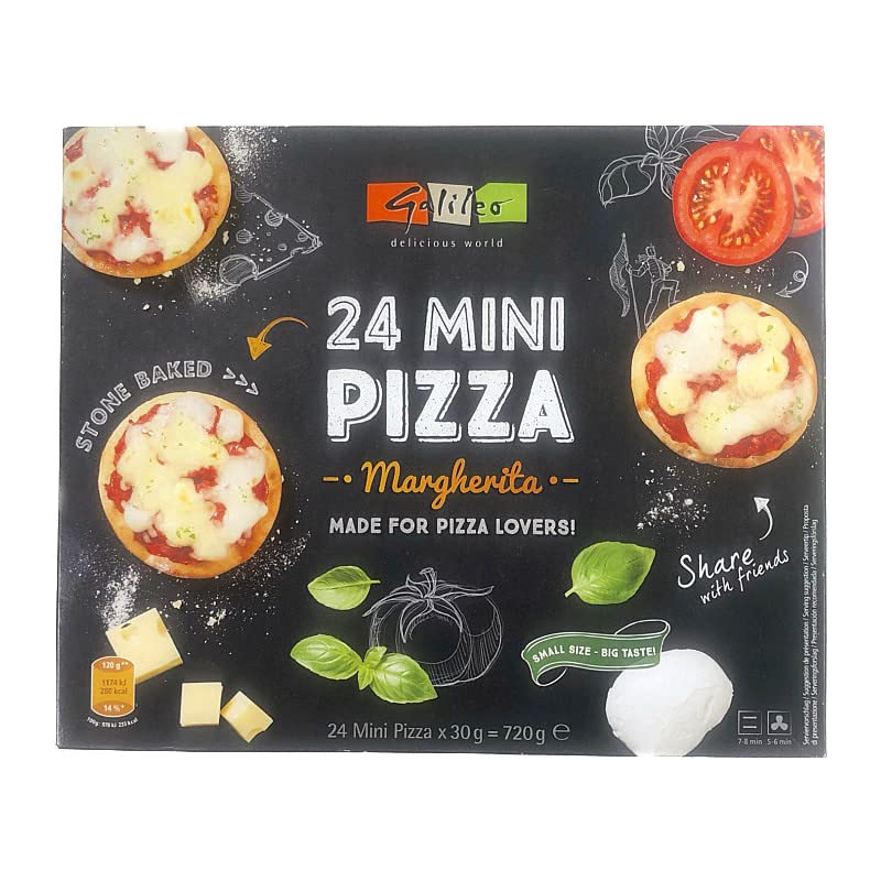 まるげりーの Amazon.co.jp: ガリレオ ミニピザ マルゲリータ 24枚入り