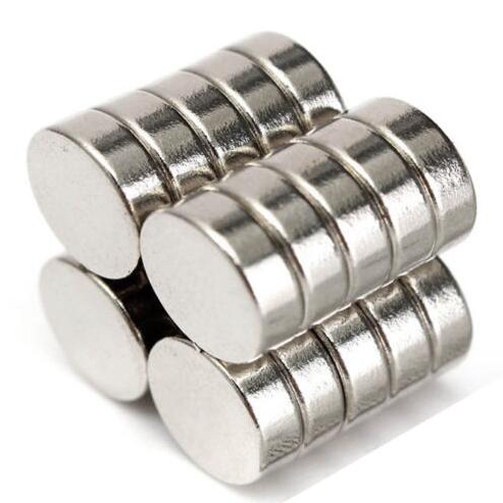 Pack of 10 20 x 4mm Tiny Round Disc Small Multi-use Refrigerator Magnets for Refrigerator Science Crafts Projects