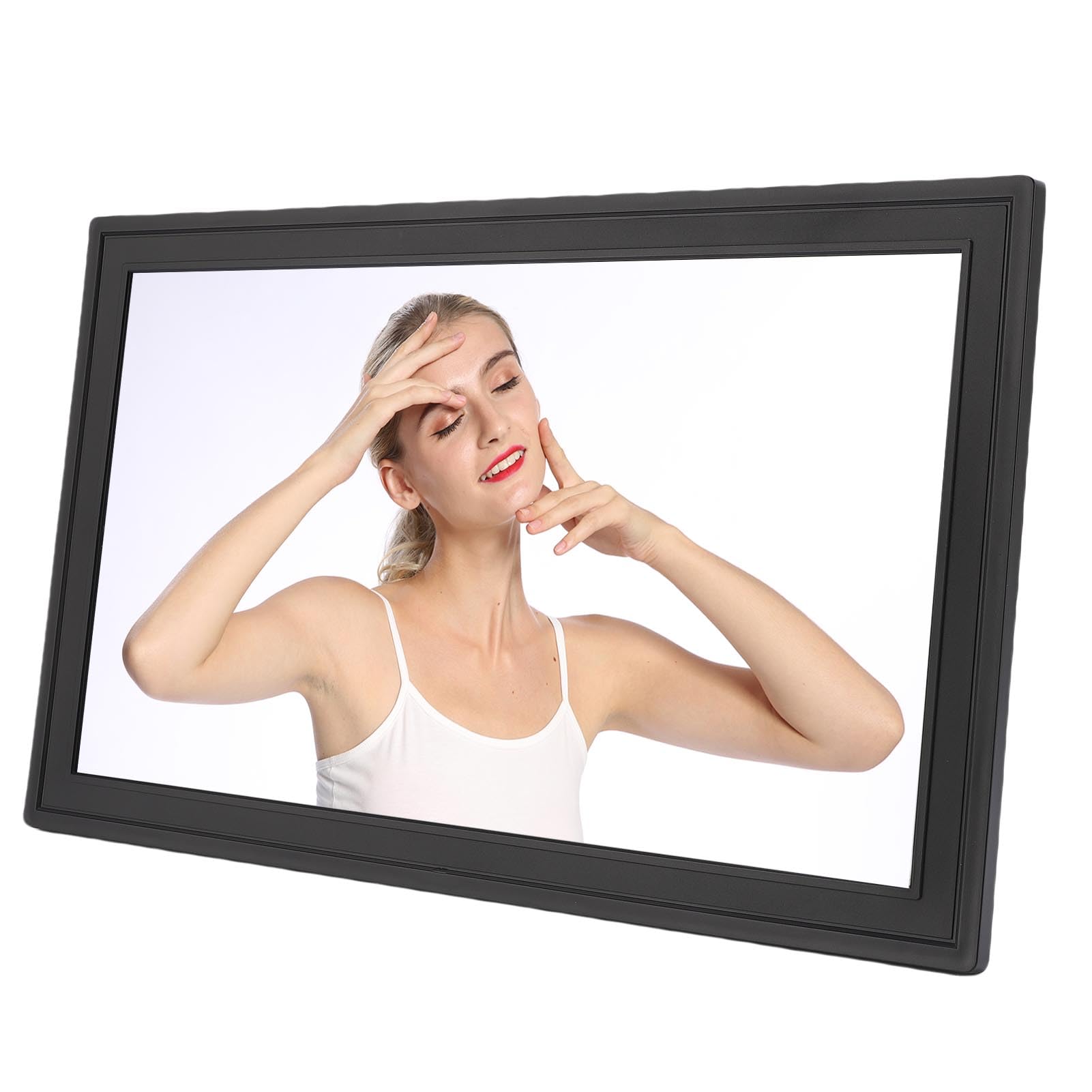 Ramka Cyfrowa Zdjęcie Elektronicznej Ramy Obrazów Wi -Fi 18,5 Cala z rozdzielczością 32 GB Pamięci LCD Storage 1366x768 Rozdzielczość dla Androida 6.0 Wiele Języków (wtyczka UE)