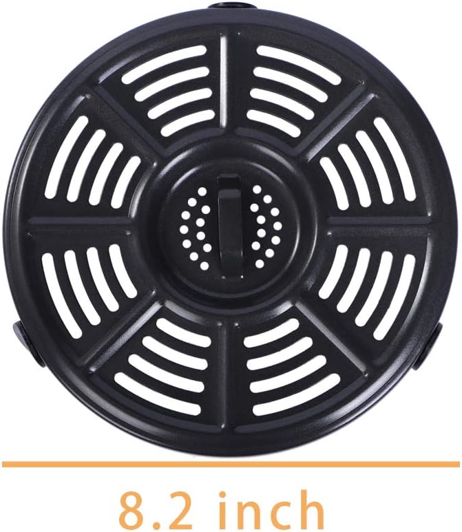 NOVIIML Fryer Replacement Crisper Plate For Ninja Air Fryer Ninja Foodi Pressure,Grill Pan for Ninja FD401 Foodi Crisper Plate,Air fryer Accessories,Non-Stick Fry Pan,Dishwasher Safe