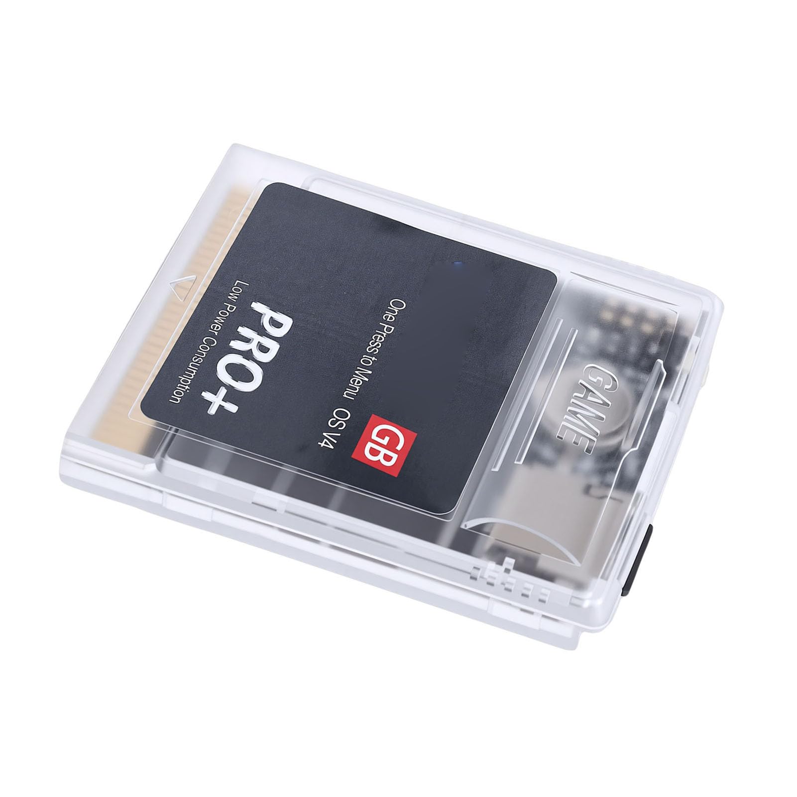 Generic Cartuccia Multigioco Cartuccia di Gioco Adatta per Gameboy Advance e SP 1000 in 1 con Tecnologia di Risparmio Energetico (Bianco Trasparente)