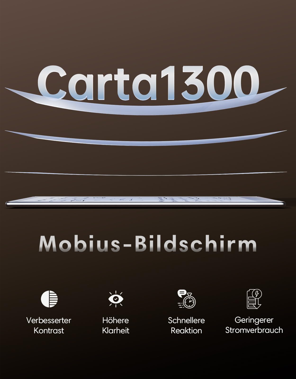 VIWOODS Aufgerüstetes Bundle mit AiPaper, Stylus Pro und 5 Spitzen, Carta 1300 AI E Ink Tablet, 10,65'' 300PPI Elektronisches Notizbuch mit Stift, Ultradünn 4,5mm, Leicht 370g, 128GB Notizgerät