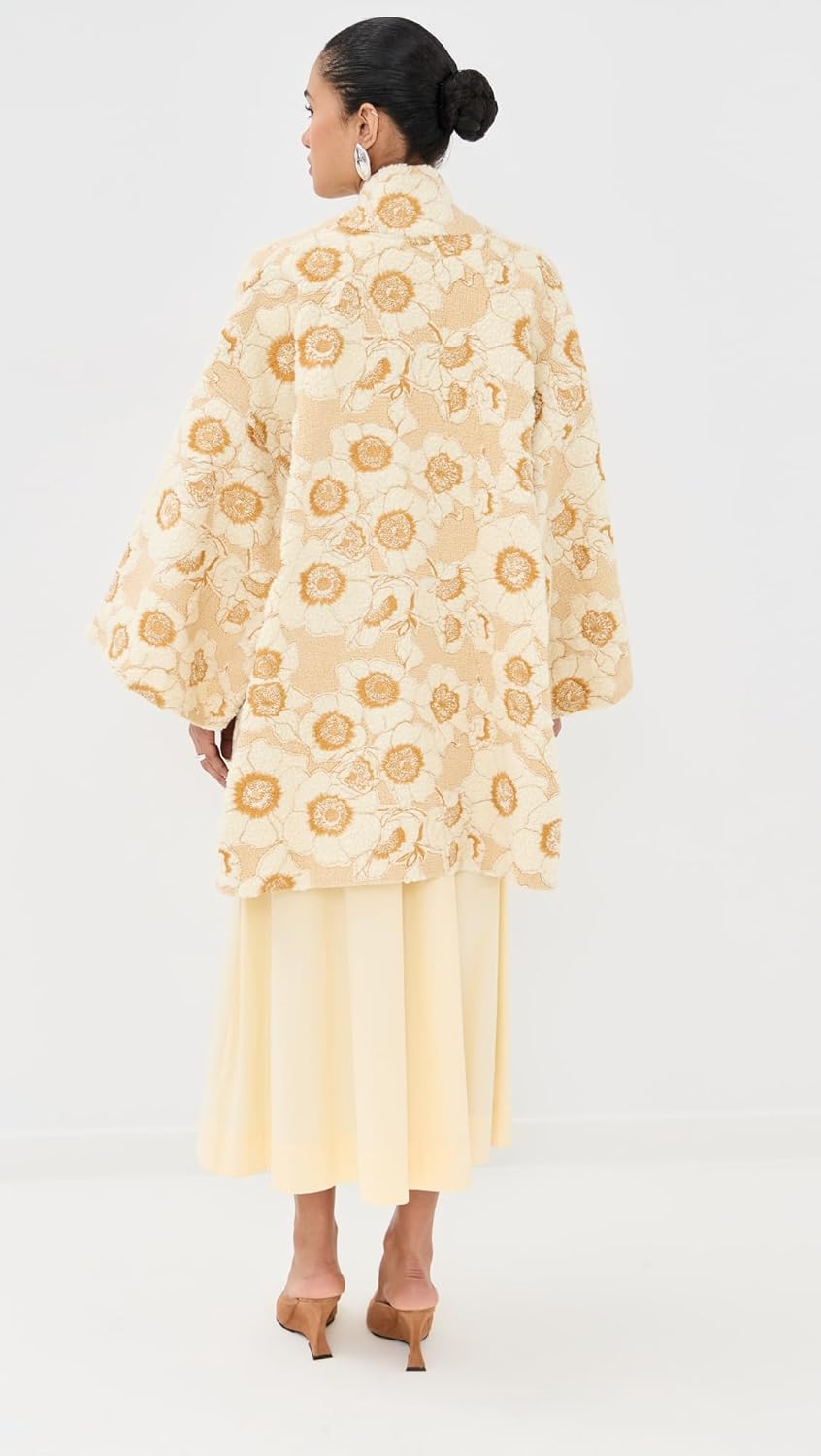 La Vie Style House Women's Floral Puff Mini Duster - Image 3