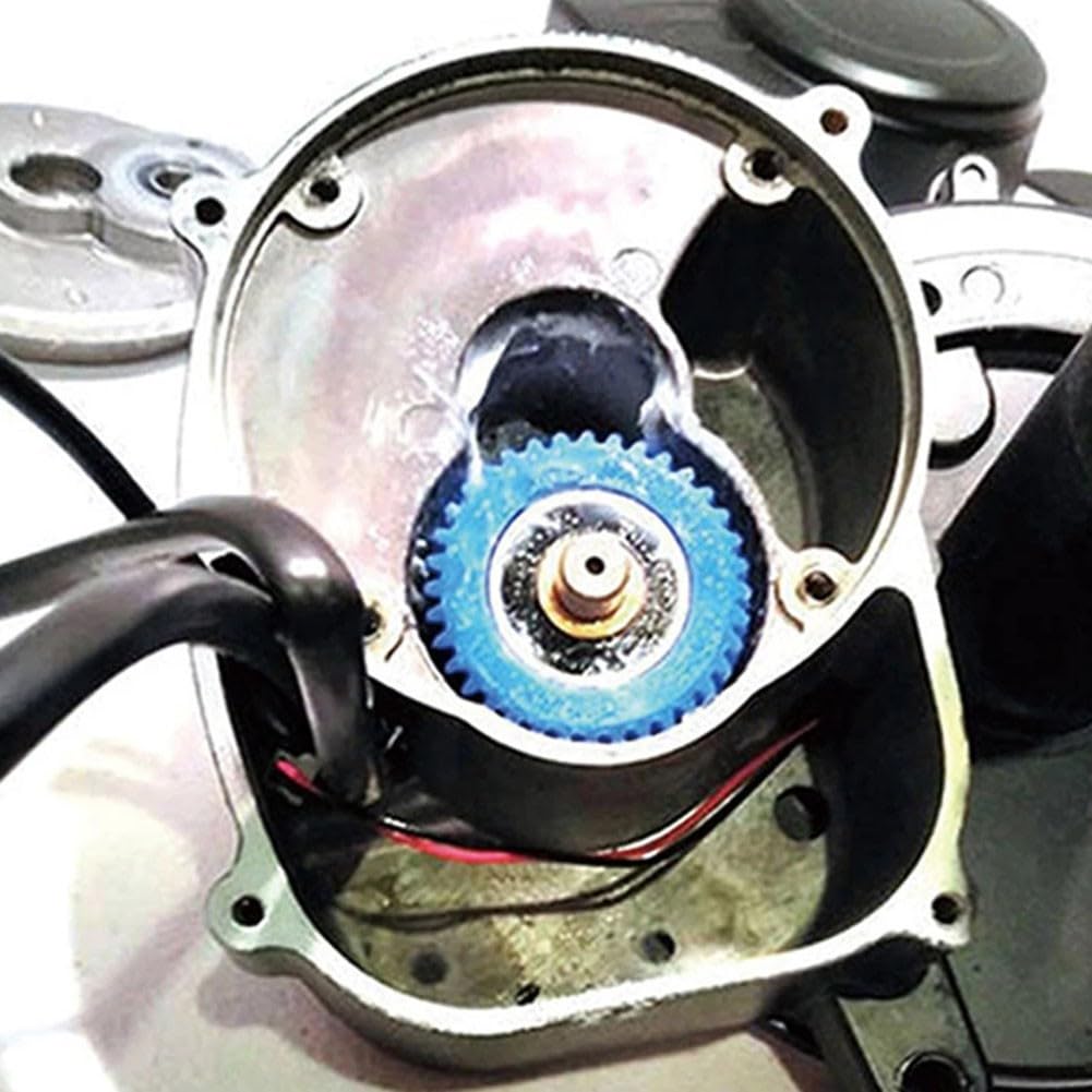 TSDZ2 - Kit di ricambio in nylon e ingranaggio in metallo per Tongsheng 36 V 48 V, kit motore per bici elettrica, compatibile con TSDZ2 (metallo oro)