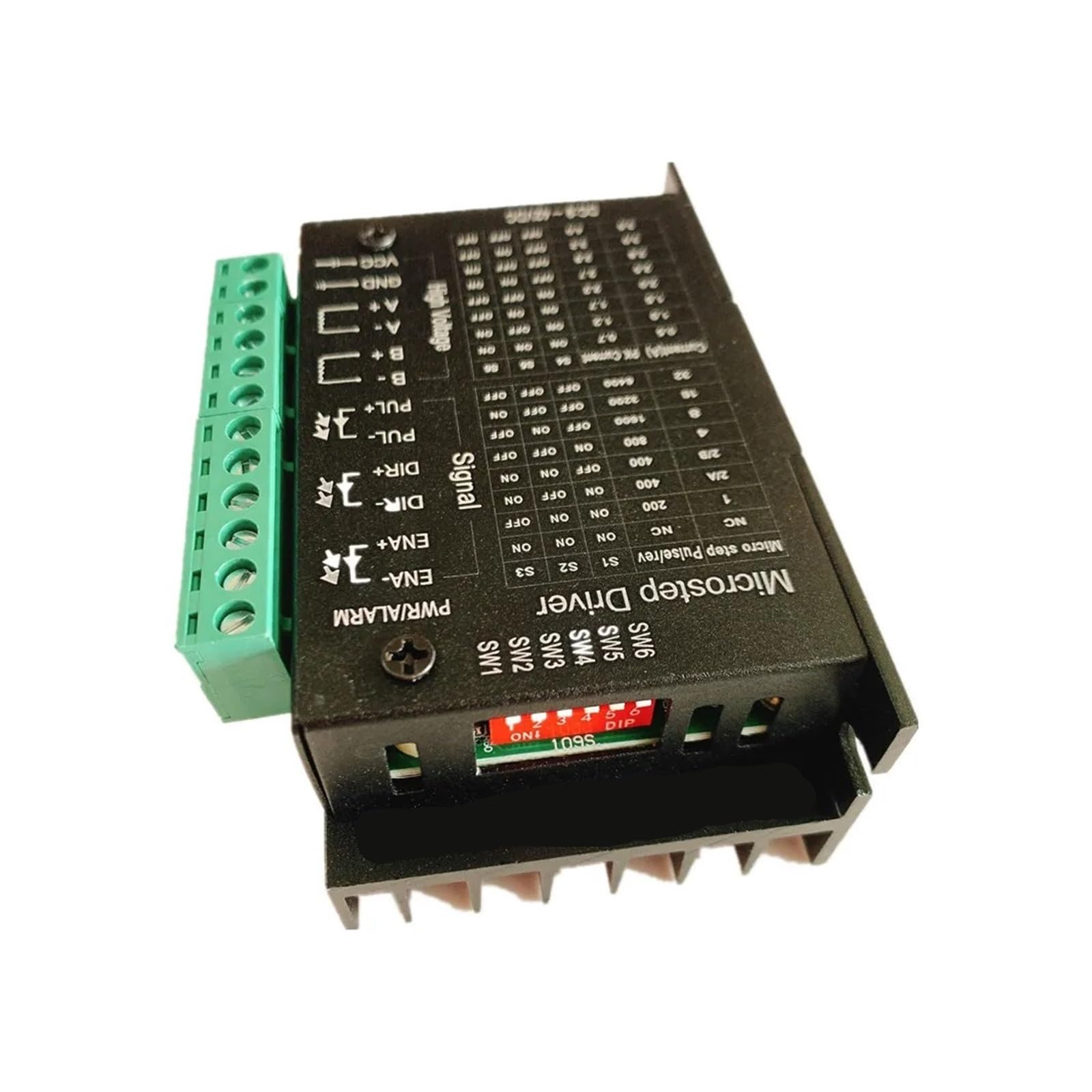 Microcontrolador PLC DC 12V-40V 4A controlador de motor paso a paso 42/57 de alta potencia, 2 fases 4 cables, 4 fases 6 cables