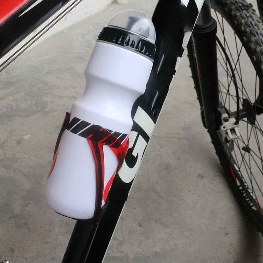 Ohulelks Portaborraccia per Bicicletta con Gradiente Blu+Viola, Accessori per Ciclismo per PC Bicolore