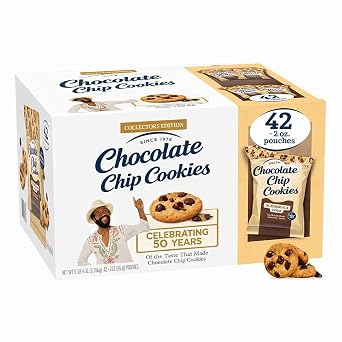 Chocolate Chip Cookies, Collectors Edition, 2 oz. Pouches, 42 Count, 5 lb Box