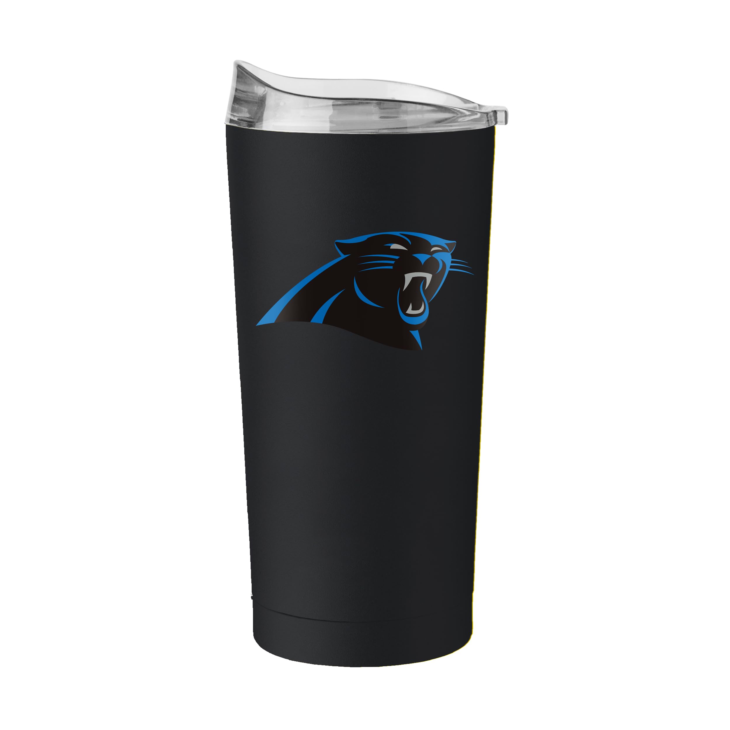 FANMATS NFL Carolina Panthers 20 oz Stainless Steel Tumbler — Powder-Coated | 20 Fluid Ounces | Vacuum Insulated | Team Color