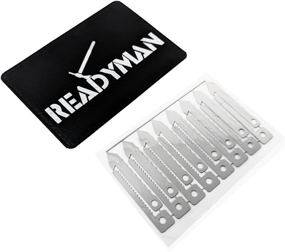 Readyman Lock Blocker Access Denial Card - Durable Stainless Steel - Fits in your wallet - Made in USA