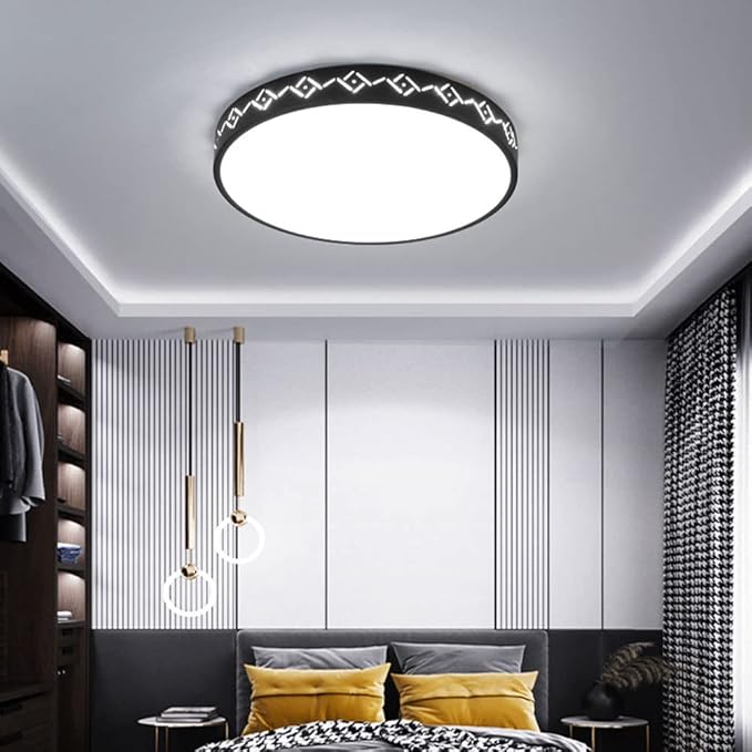 MCWYH LED-plafondlamp,18W Koud Wit 6000K Plafondlamp,moderne Plafondlamp Lamp Rond 1500LM,inbouw Plafondlamp Voor Keuken Woonkamer Slaapkamer Kantoor Hal photo 2