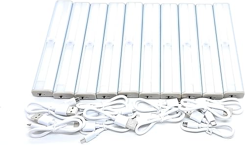 Miniatura 9 de Lock Connection - 1 luz LED azul recargable activada por movimiento para gabinete. Pegar en cualquier lugar10 LED sensor de movimiento