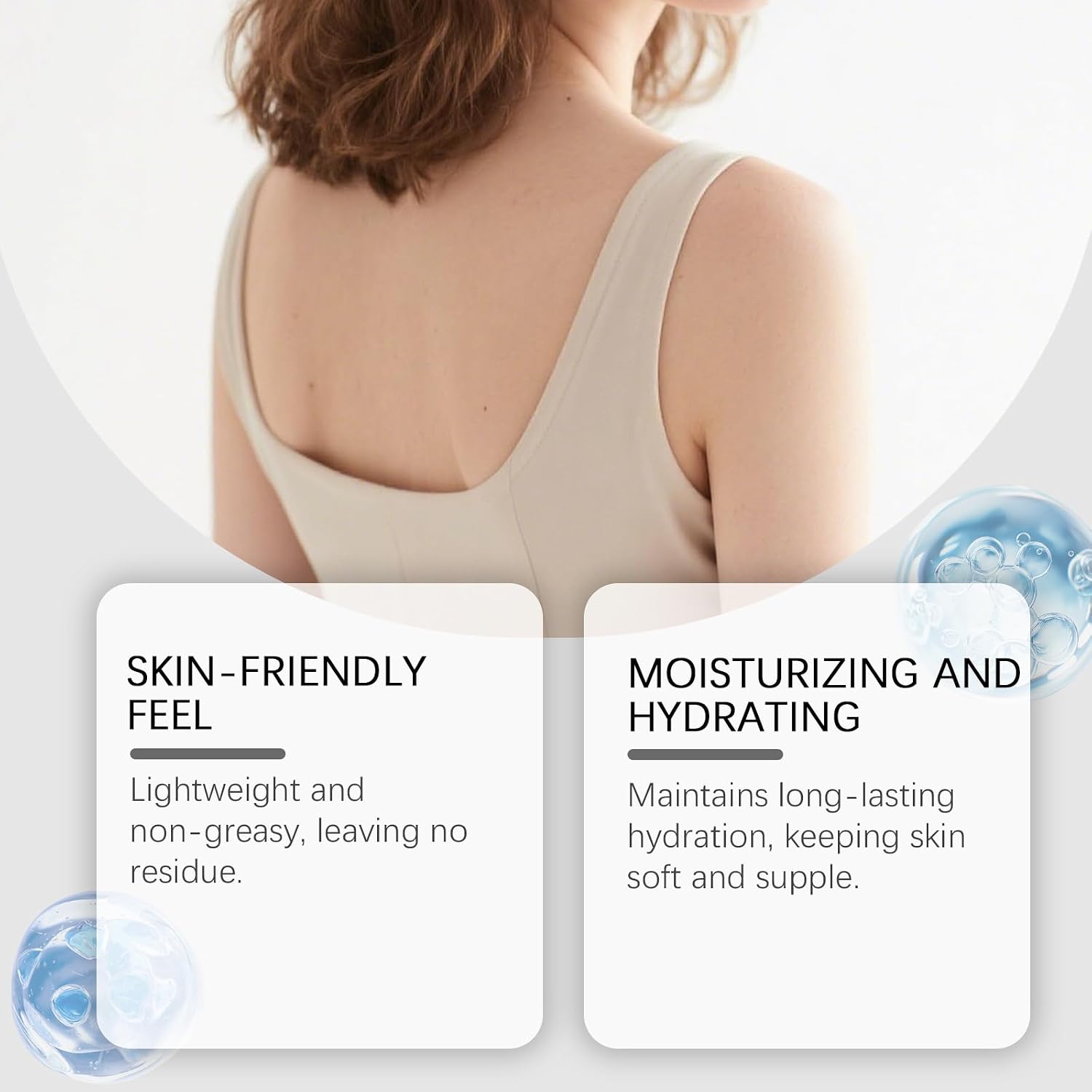 Beeswax Body Serum, Waterless Lightweight Body Oil Moisturizer with Avocado Oil, Castor Oil & Shea Butter, Wet Skin Formula for Soft Radiant Skin, Sweet Vanilla, 8 fl oz (2PCS)