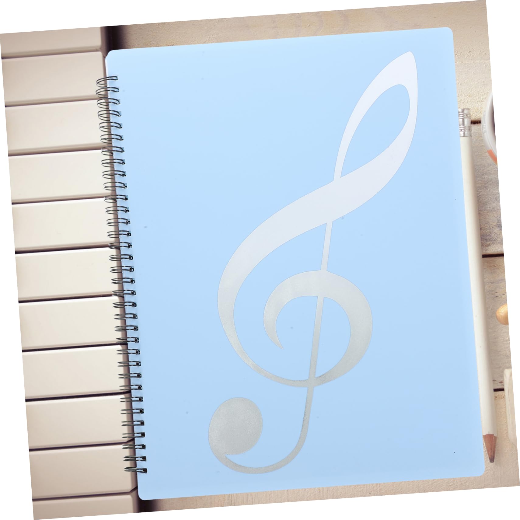 PLAFOPE Organize Your Music Scores: A4 Music Folder Binder for Piano Violin Keyboard Guitar