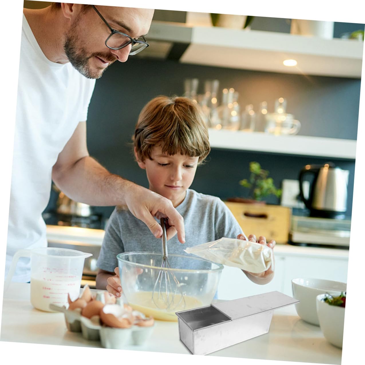 Brotform mit Deckel aus Aluminiumlegierung Antihaft für Toast und Brot