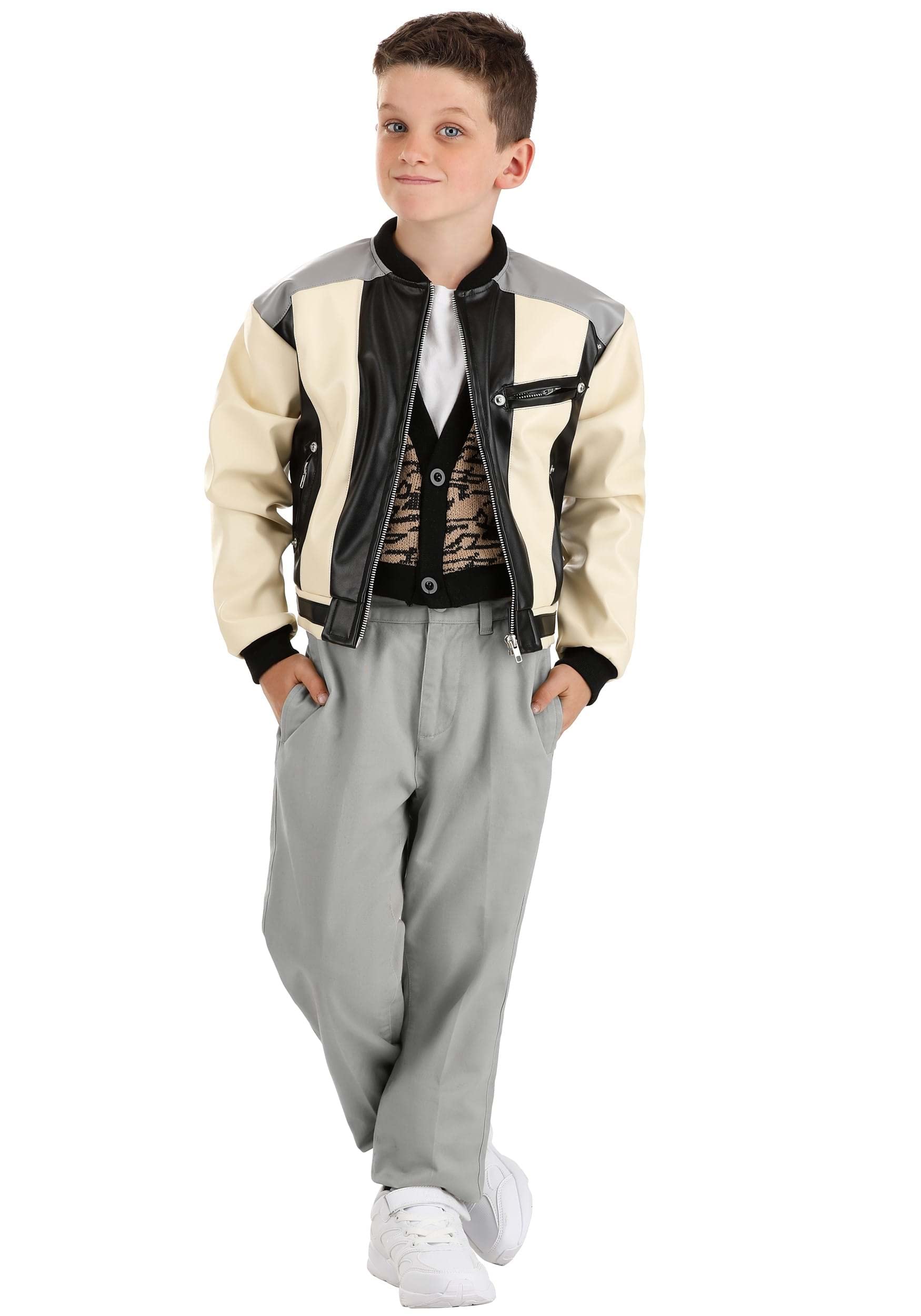 Ferris Bueller's Day Off Costume for Boys, Ferris Bueller Jacket & Vest, 80s Movie Cosplay Dress-Up or Halloween