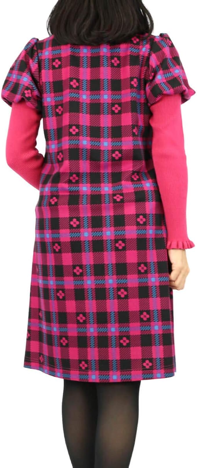 絶賛レビュー続出 ギャラリービスコンティ 新品 チェック 花柄 ワンピース ピンク サイズ2 M位 最安 Concejodebarranquilla Gov Co