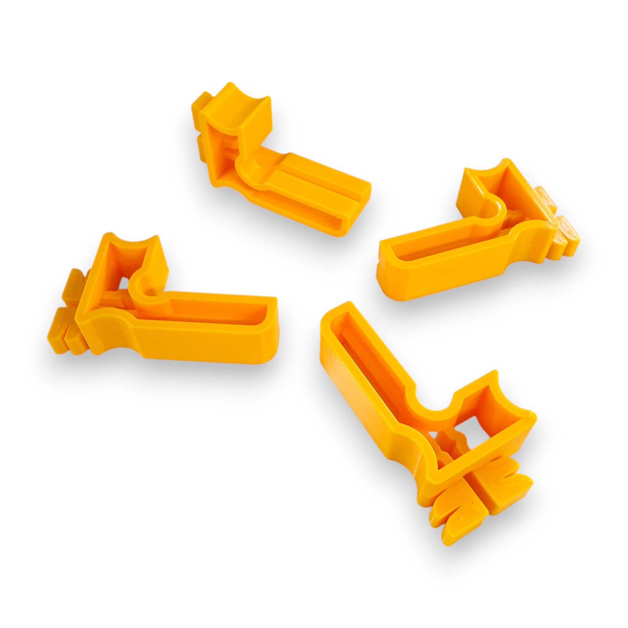 4 x String Line Corner Blocks Brickies Wall Building (Yellow) - BigaMart