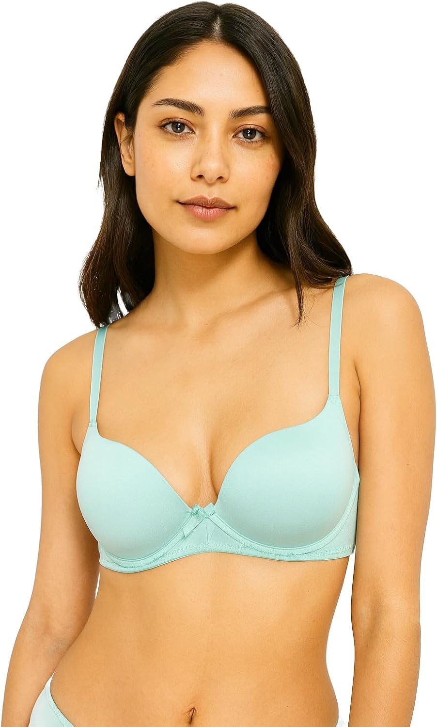 Viola's Secret 6 Pack of Color Print T-Shirt Bras B Cup C Cup and D Cup - Image 2