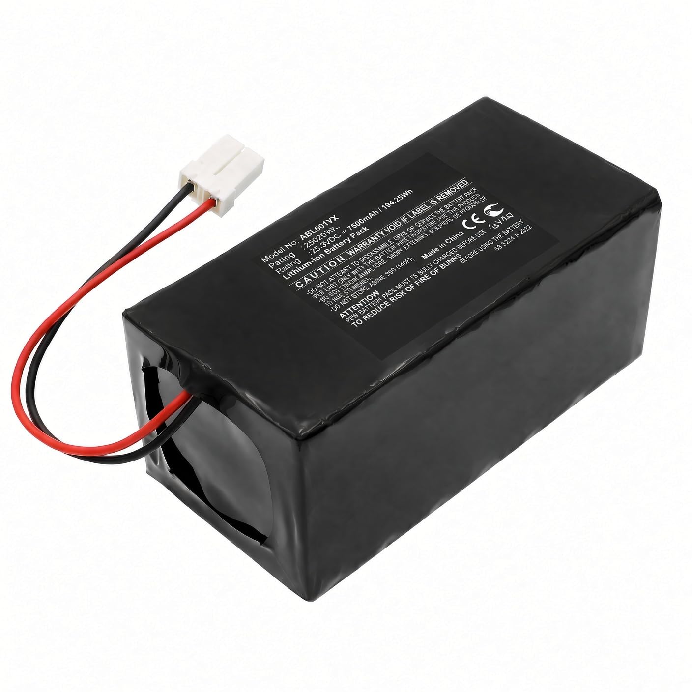 Generic Batería de repuesto compatible con cortacésped Ambrogio AM060L0V9Z, L60 Elite S+
