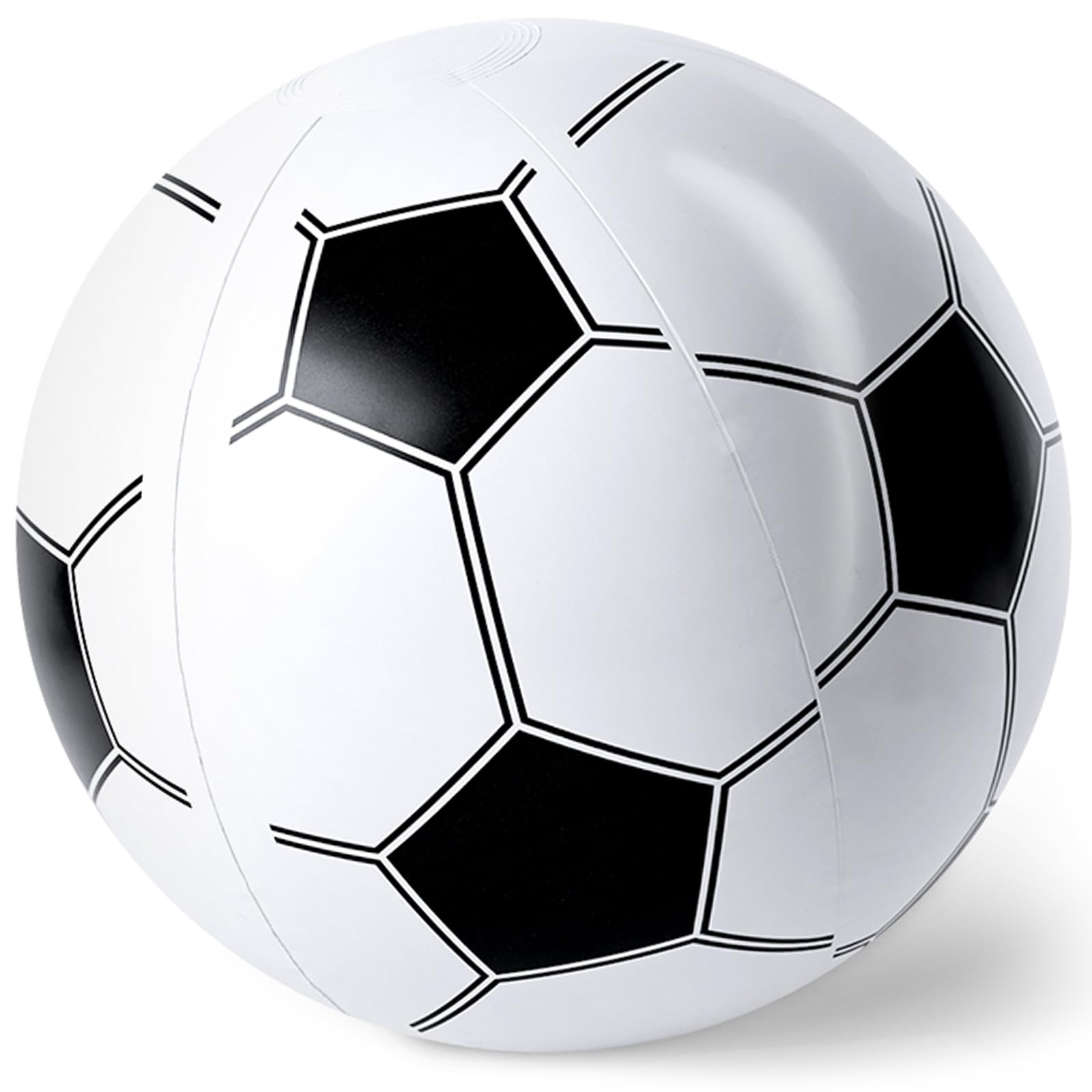 Pelota de playa de fútbol, pelota de fútbol inflable de 27 pulgadas para piscina de verano, juguete de juego de playa 7