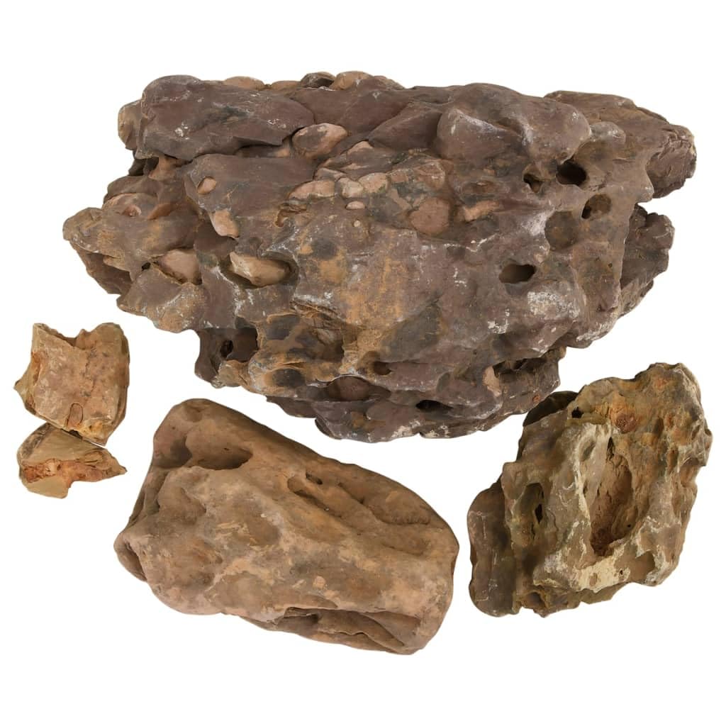 Piedras de dragón para acuario, decoración gris, 25 kg, 10-40 cm, rocas con cuevas y escondites, ideal para aquascaping, cuencas de agua dulce, camarones, peces y decoración de terrarios