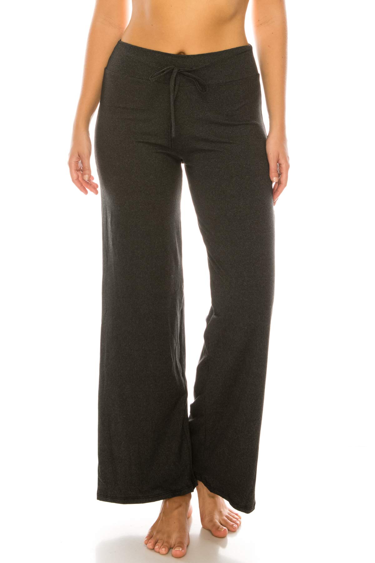 Leggings DepotWomen's Printed Solid Activewear Jogger Track Cuff Sweatpants Inner Pockets