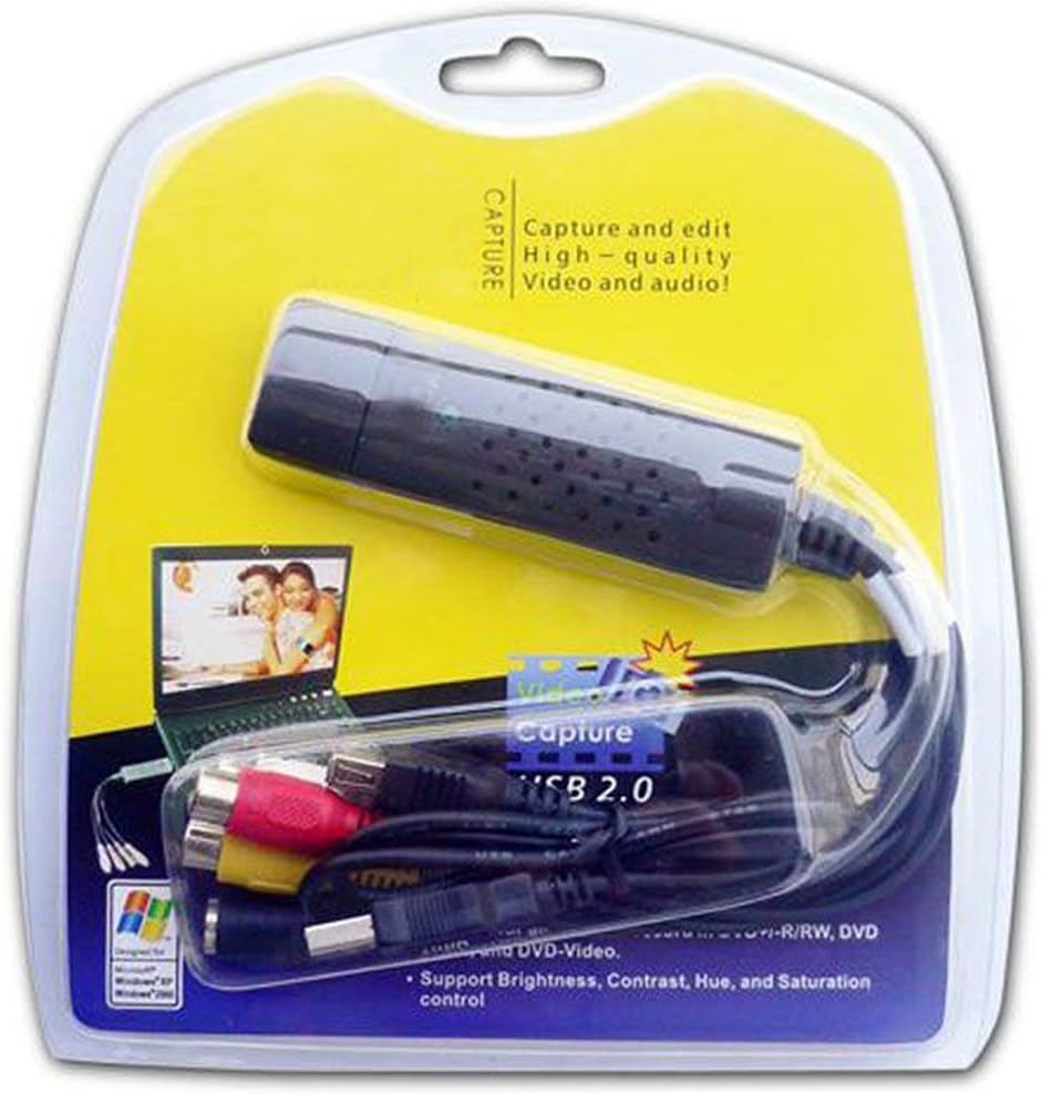 Oxyura USB Video and Audio Capturing Device Adapter (Multicolour)