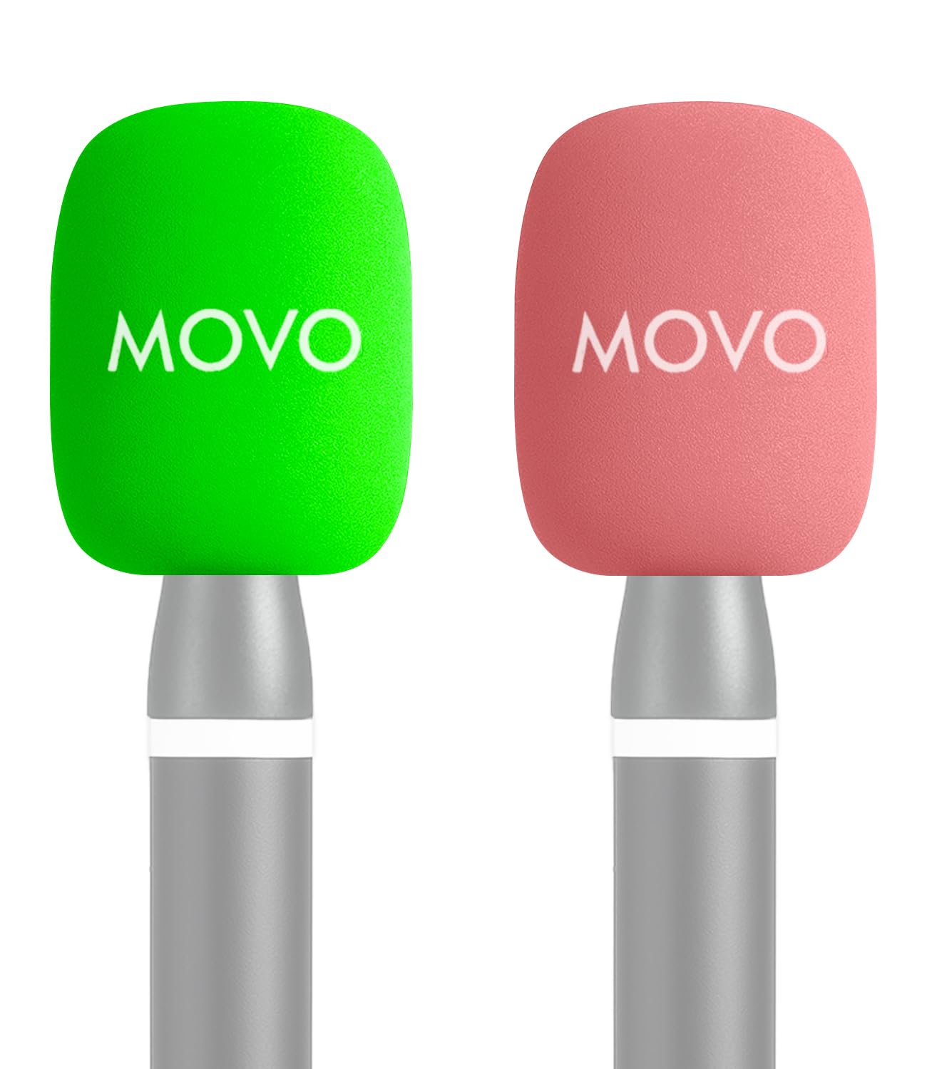 Amazon.com: Movo HWS-1 Colored Windscreens – 2-Pack Foam Mic