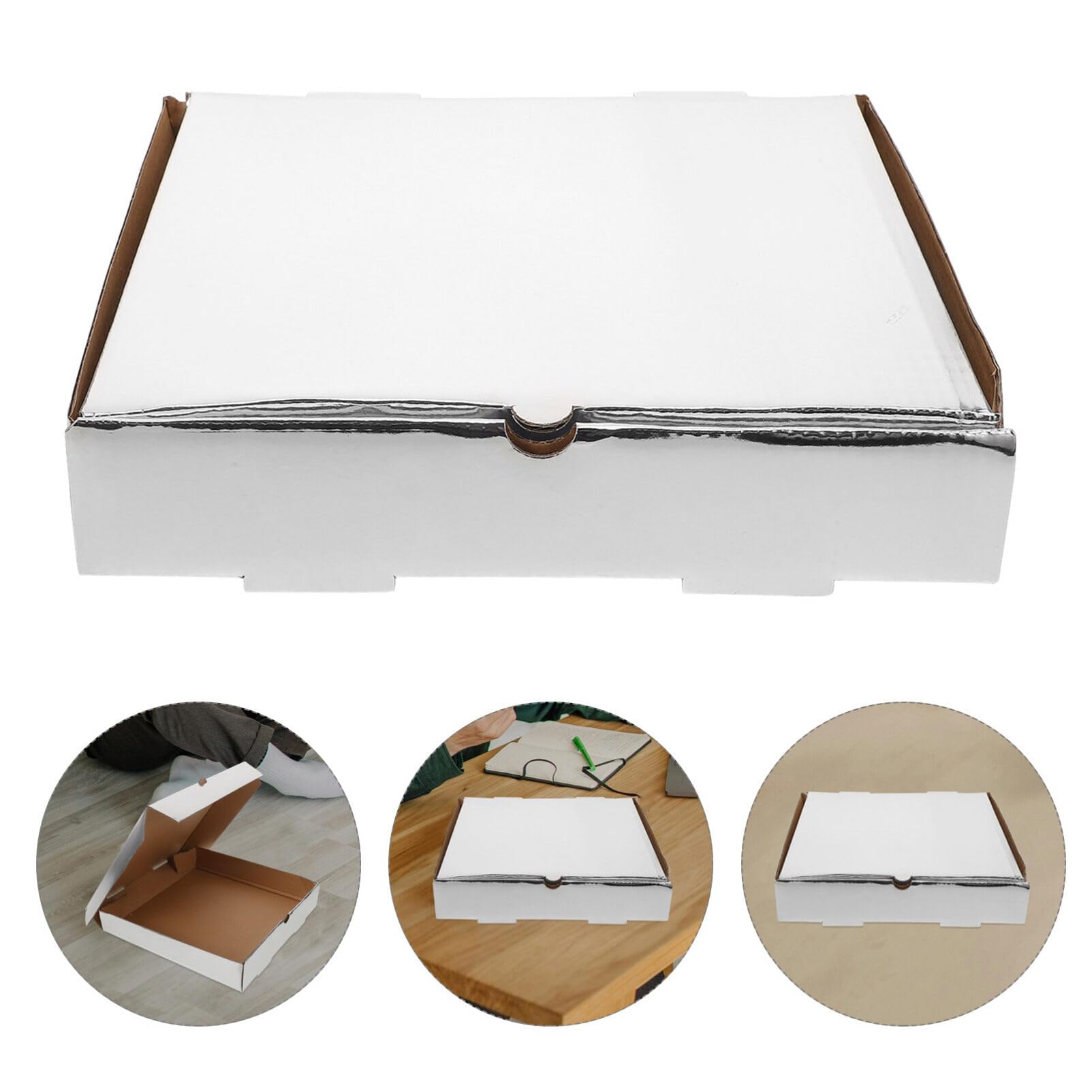 HOLIDYOYO Pizza Wrapping Boxes Corrugated Pizza Cases Efficient Food Transportation