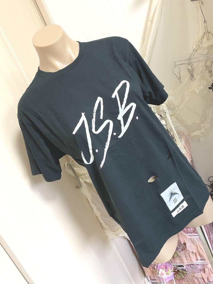 三代目 ※新品☆三代目JSB Tシャツ J.S.B 短袖 黒 Mサイズ J Soul