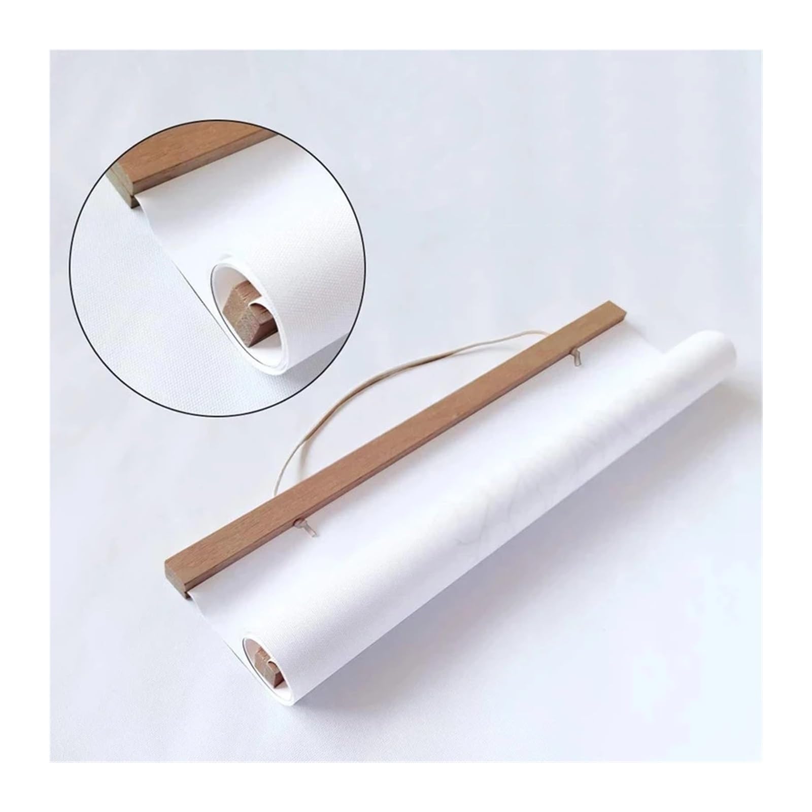 Drewniane listwy do napinania płótna, Zestaw ze stelażem do noszy magnetycznych z drewnianym wieszakiem o długości 21–70 cm(Jmabc-1,40CM)