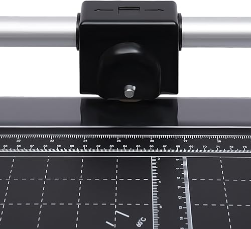 Miniatura 7 de Cortador de papel rotatorio manual de la precisión 36 pulgadas afilado papel fotográfico que balancea el cortador resistente