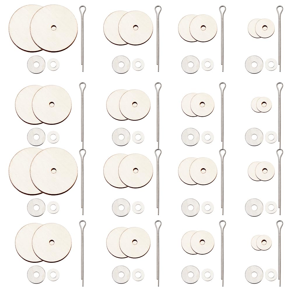 Joints de poupée en bois amigurumi disques rotatifs 8-24mm loisirs créatifs