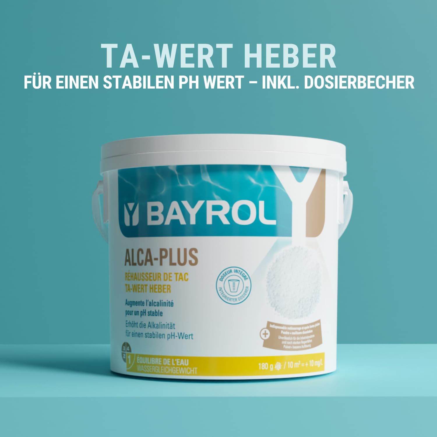 BAYROL e-Alca-Plus Granulat zur pH-Wert Korrektur niedriger Alkalinität 5 kg